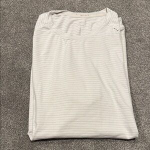 lululemon athletica White Short Sleeve Performance Tee